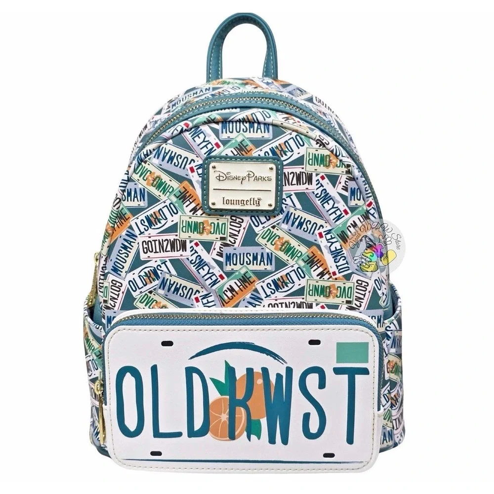 Disney Parks Loungefly Backpack - Old Key West Resort - OLDKWST License Plate AO